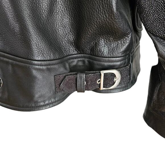 Motorcycle Leather Jacket - Picture 8 of 12
